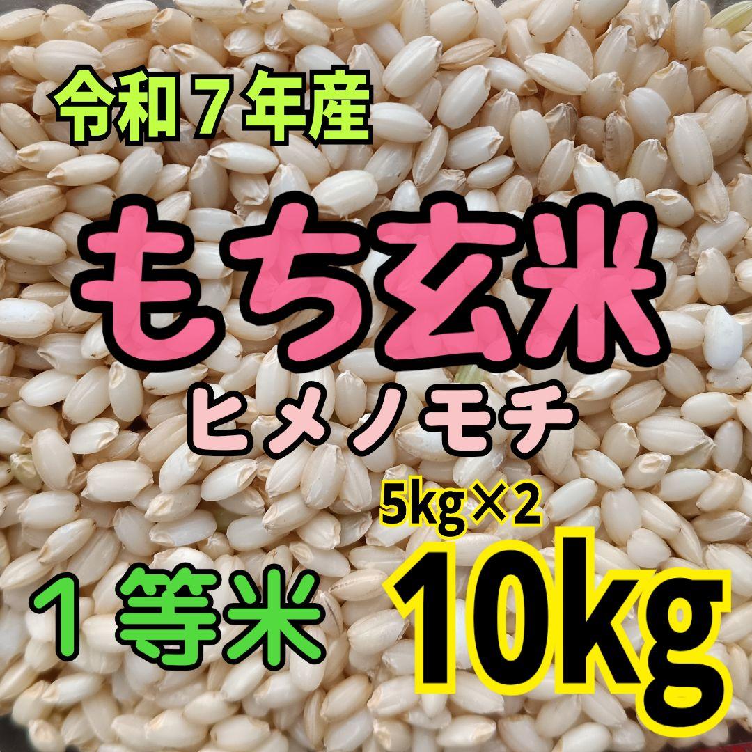 もち玄米■ヒメノモチ　10㎏(5kg×2袋)一等米☆農家直送