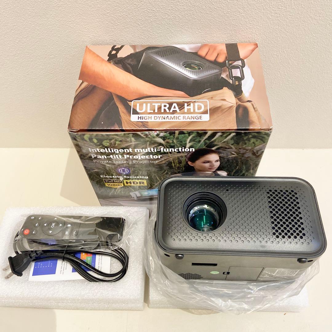 プロジェクター♥WiFi&Bluetooth 内蔵 自動台形補正 4K対応