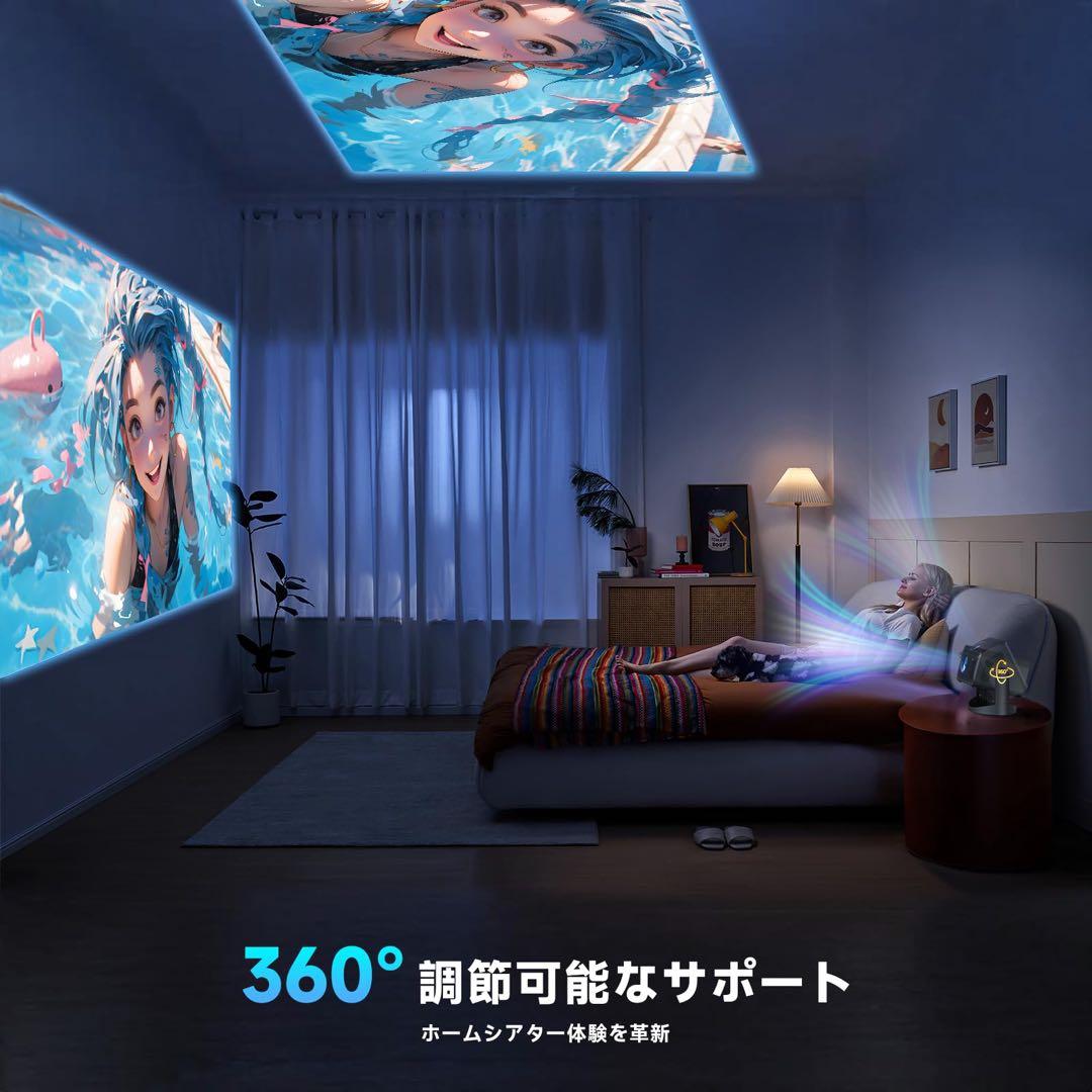 プロジェクター♥WiFi&Bluetooth 内蔵 自動台形補正 4K対応