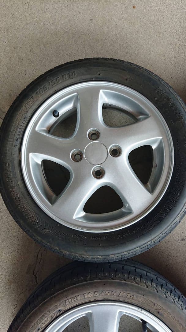 スバル純正ホイール4本セット14インチ ステラ R1 R2
