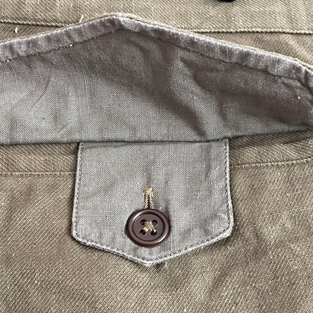 美品 フランス軍 M47 前期 カーゴパンツ 25 トップボタン2つ ミリタリー