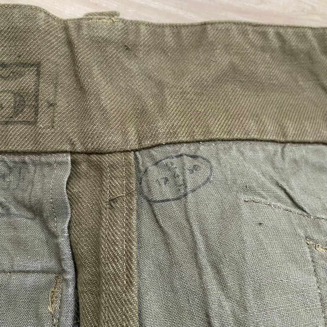 美品 フランス軍 M47 前期 カーゴパンツ 25 トップボタン2つ ミリタリー