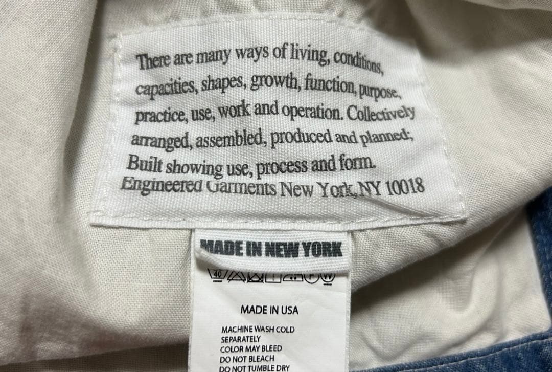 ENGINEERED GARMENTS パッチワーク エンジニアードガーメンツ