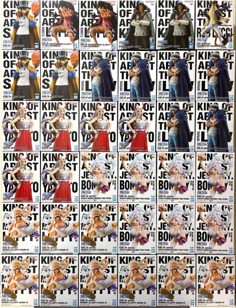 ワンピース KING OF ARTIST フィギュア36体まとめ売り