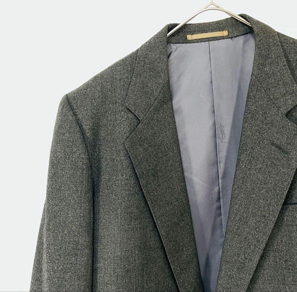 Yves Saint Laurent s12 スーツ 3ピース ウール グレー