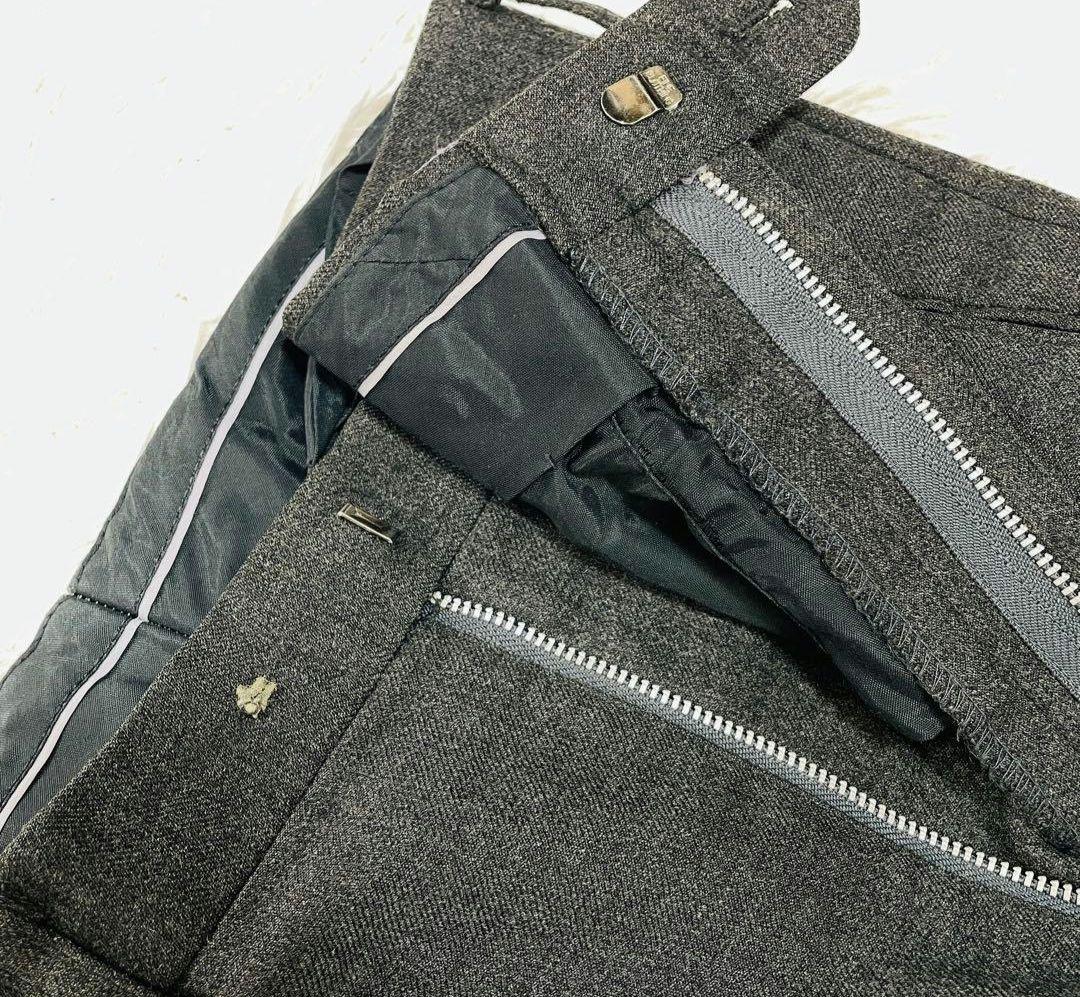 Yves Saint Laurent s12 スーツ 3ピース ウール グレー