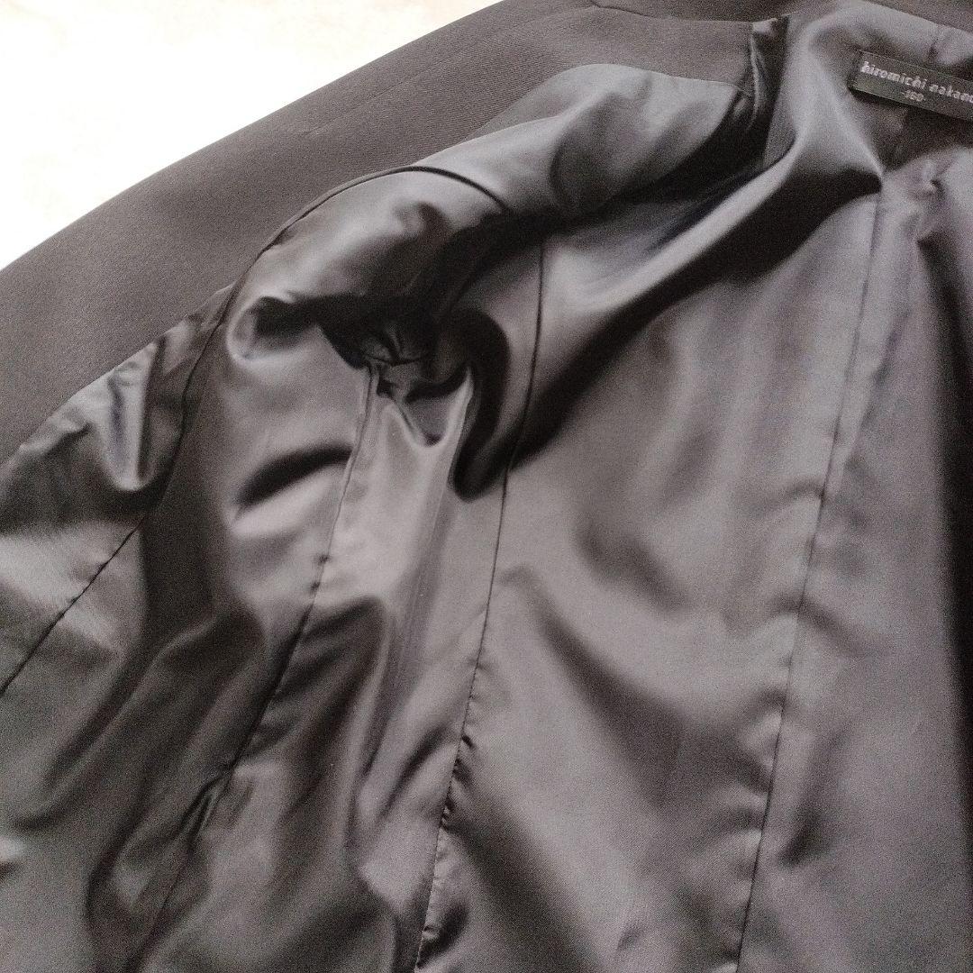 ヒロミチナカノ卒服女の子パンツスーツ　ブラック　ボウタイ　リボン　ブローチセット