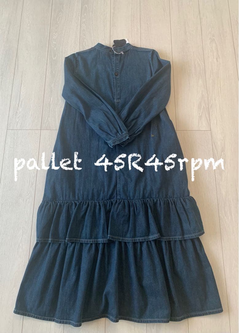 45R45rpm 本日専用です　45プチデニムのティアードフリル ドレス