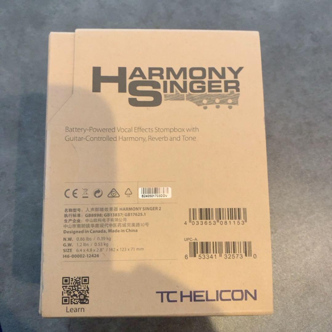 新品 ティーシーヘリコン Tc Helicon HARMONY SINGER 2