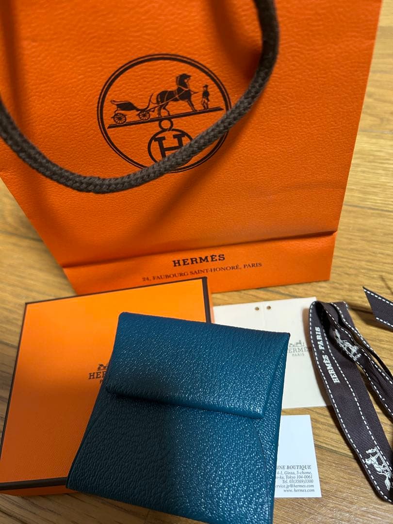 再値下げHERMES エルメス未使用バスティア ケース小銭入れ