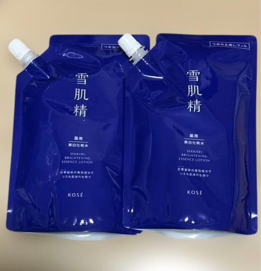 雪肌精ブライトニングエッセンスローション 詰め替え用2個