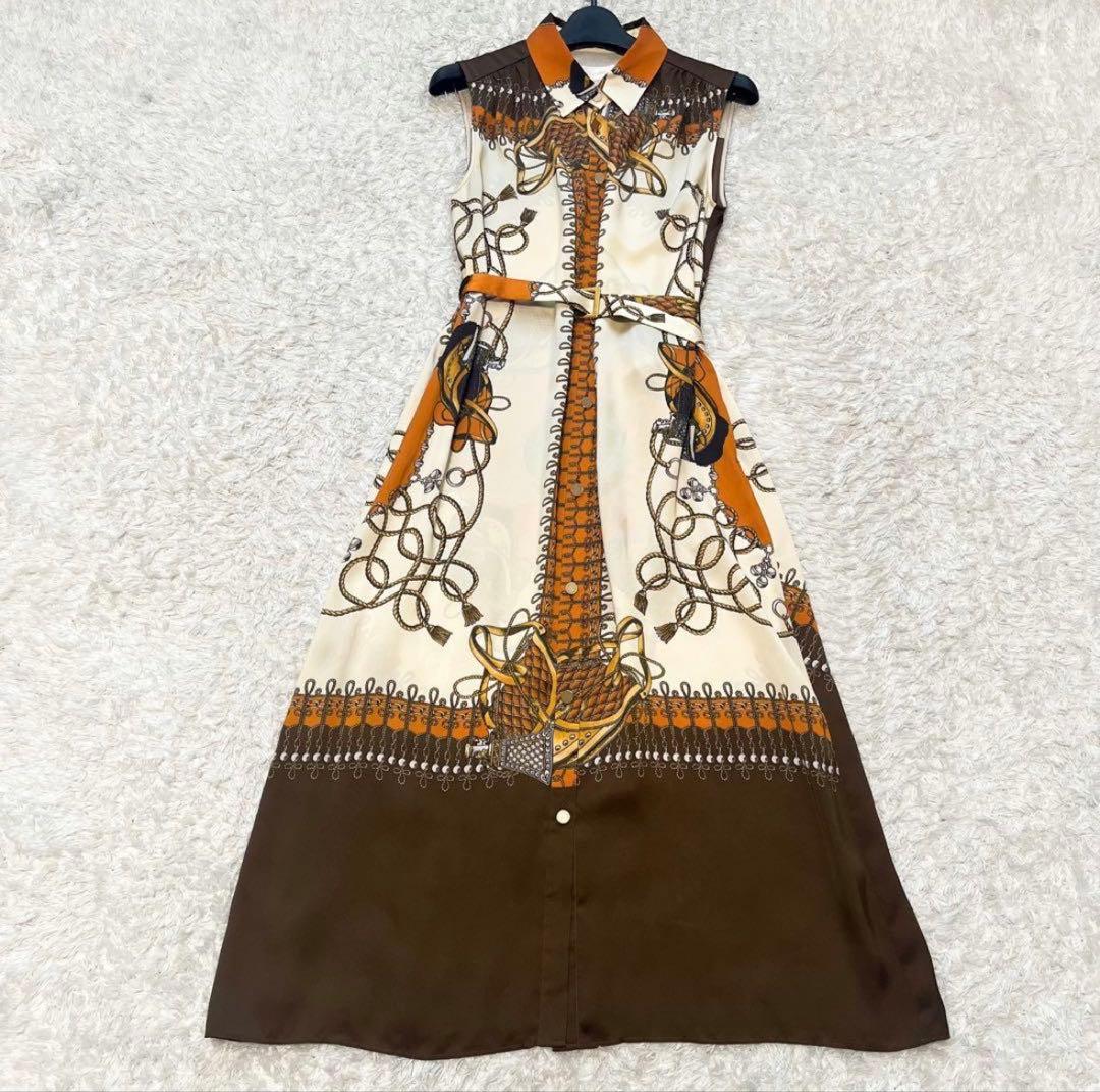 ツイルスカーフシャツドレス　GRACE CONTINENTAL 36