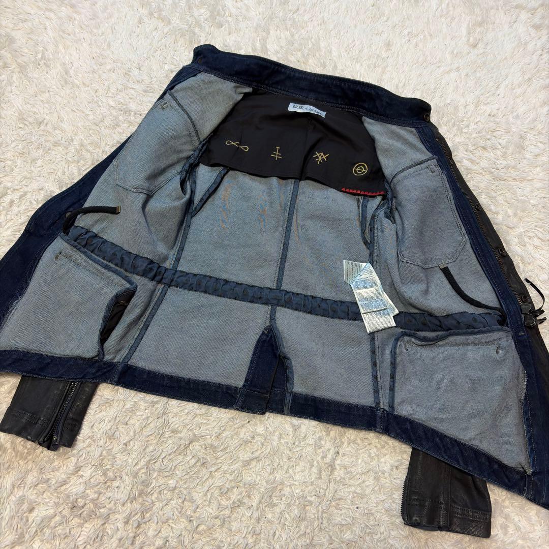 00’s archive diesel y2k coating jacket S