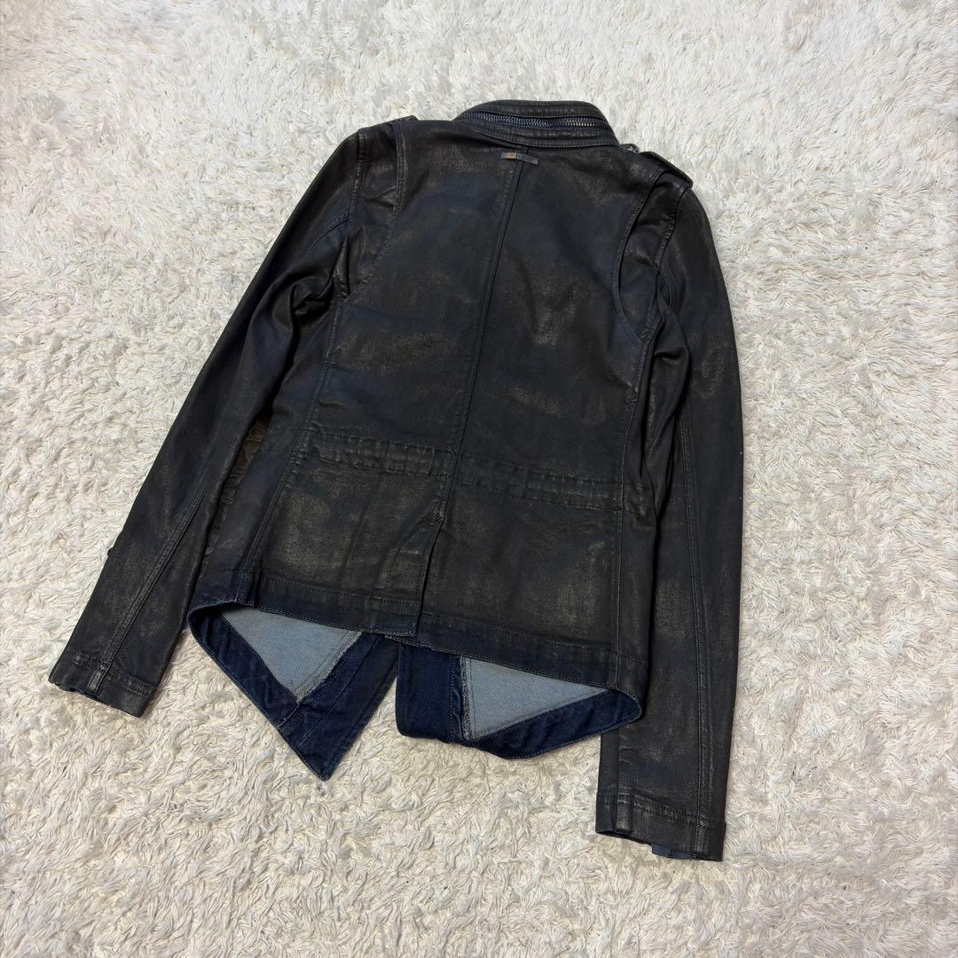 00’s archive diesel y2k coating jacket S