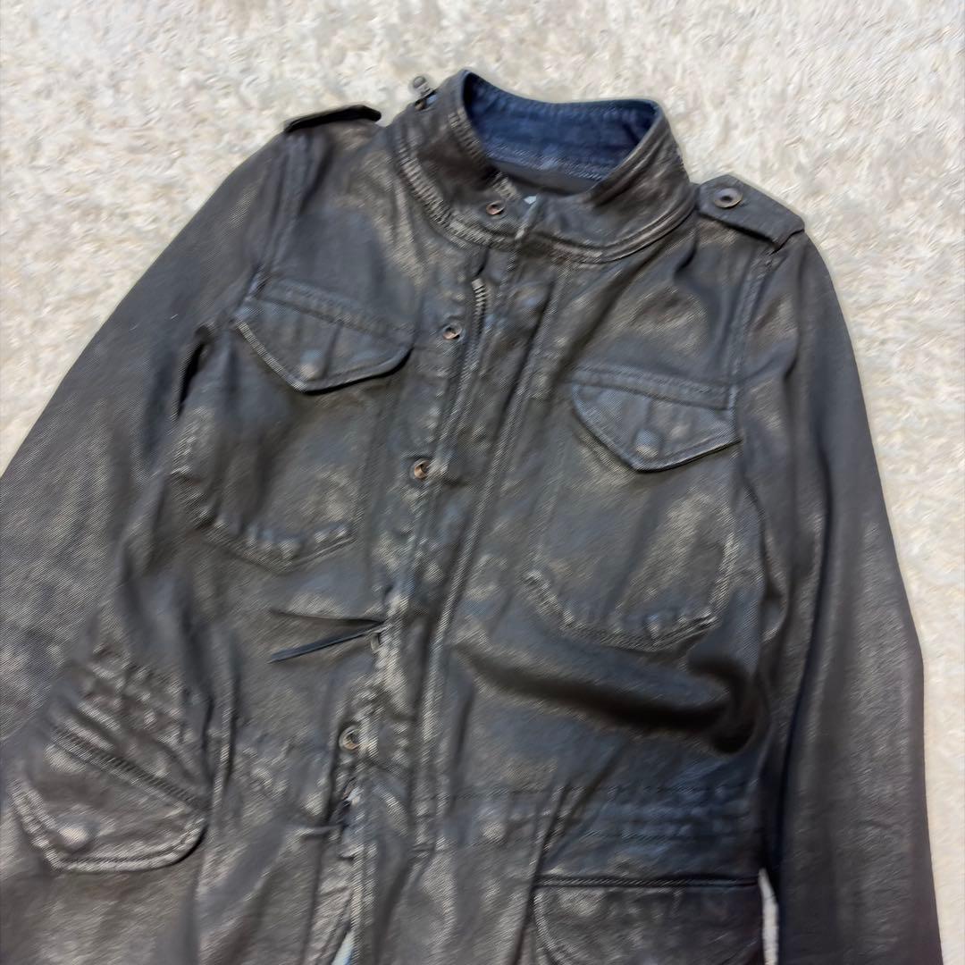 00’s archive diesel y2k coating jacket S