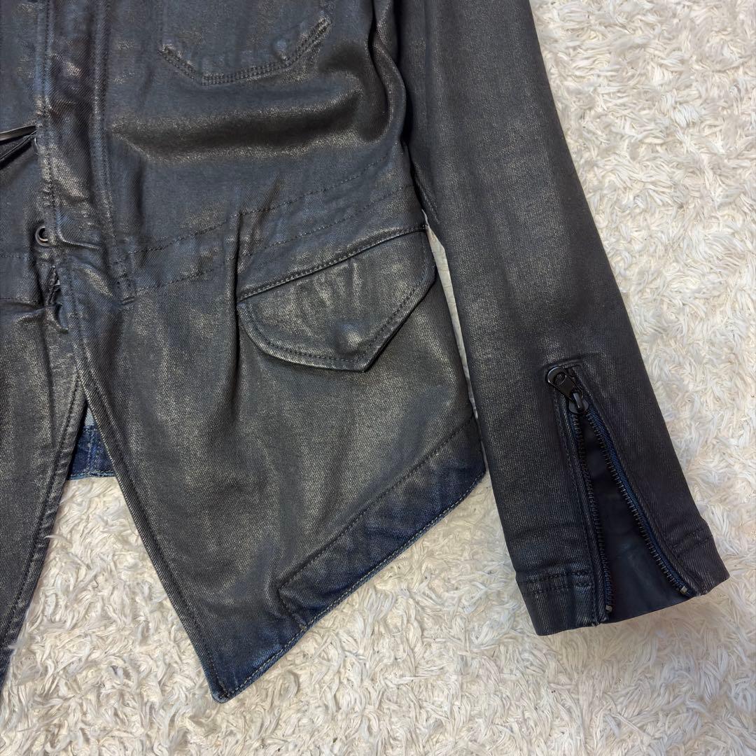 00’s archive diesel y2k coating jacket S