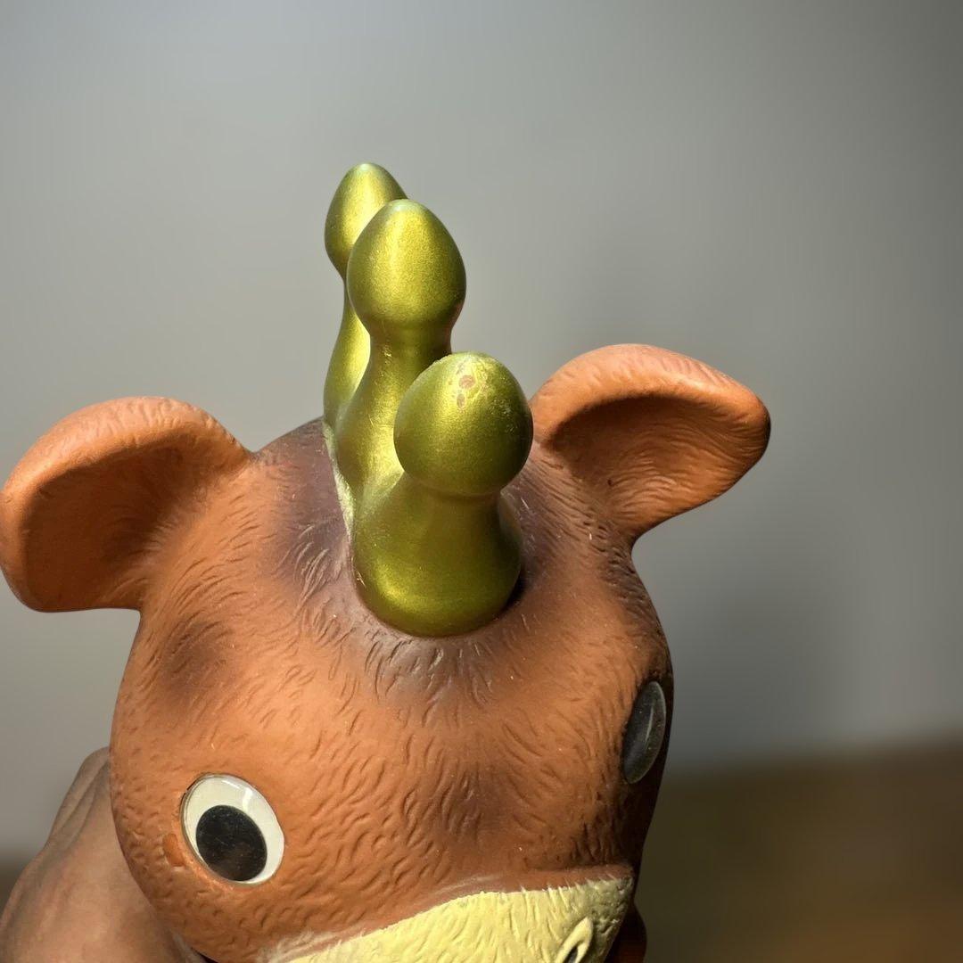 快獣ブースカ　イヌクマ　特大サイズ　ソフビ