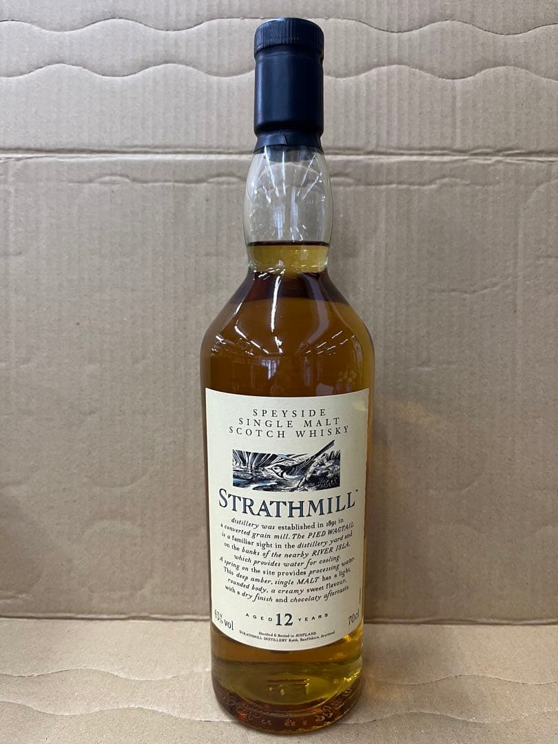 花と動物シリーズ ストラスミル12年 シングルモルトウイスキー43% 700ml