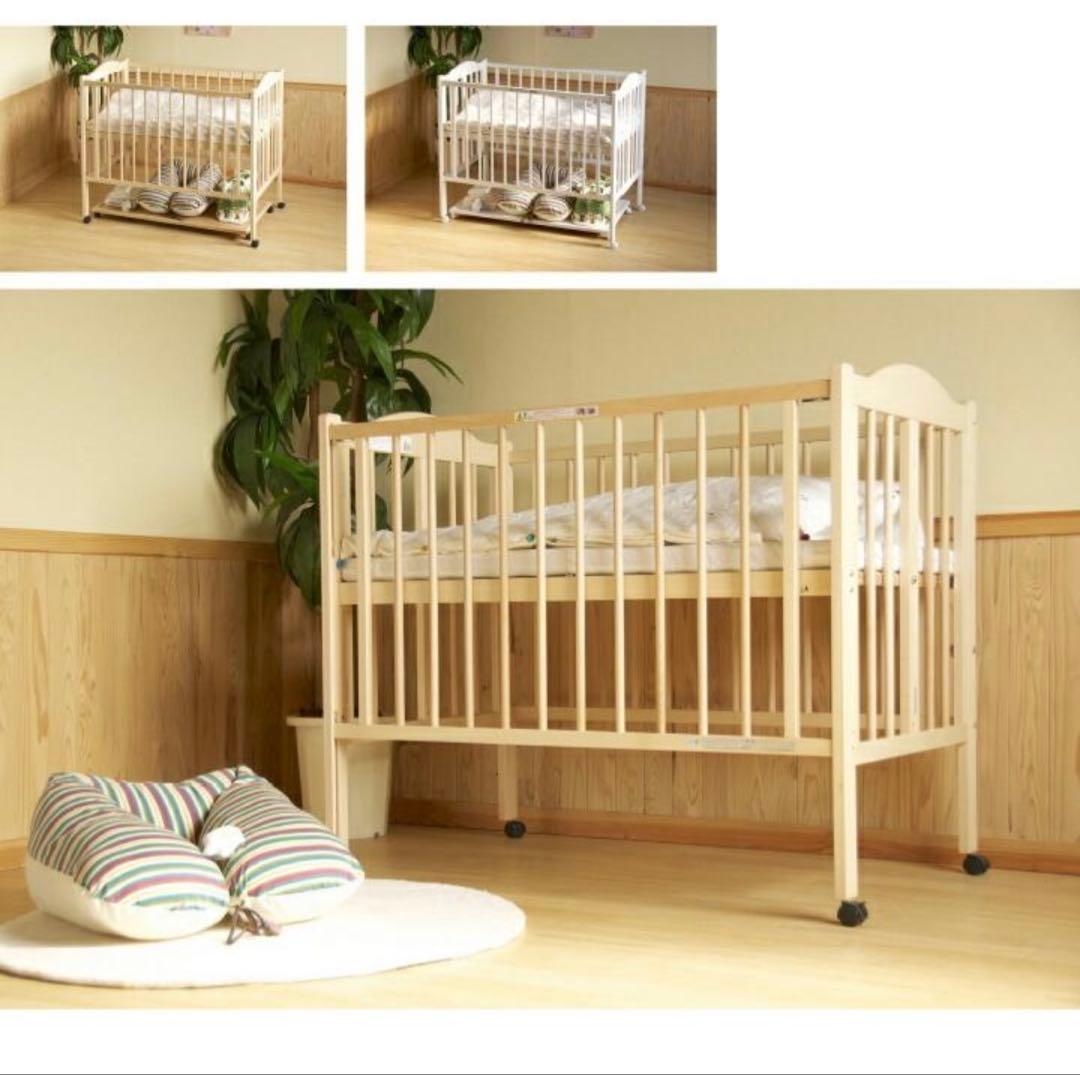 スリーピー木製ベビーベッド✳︎