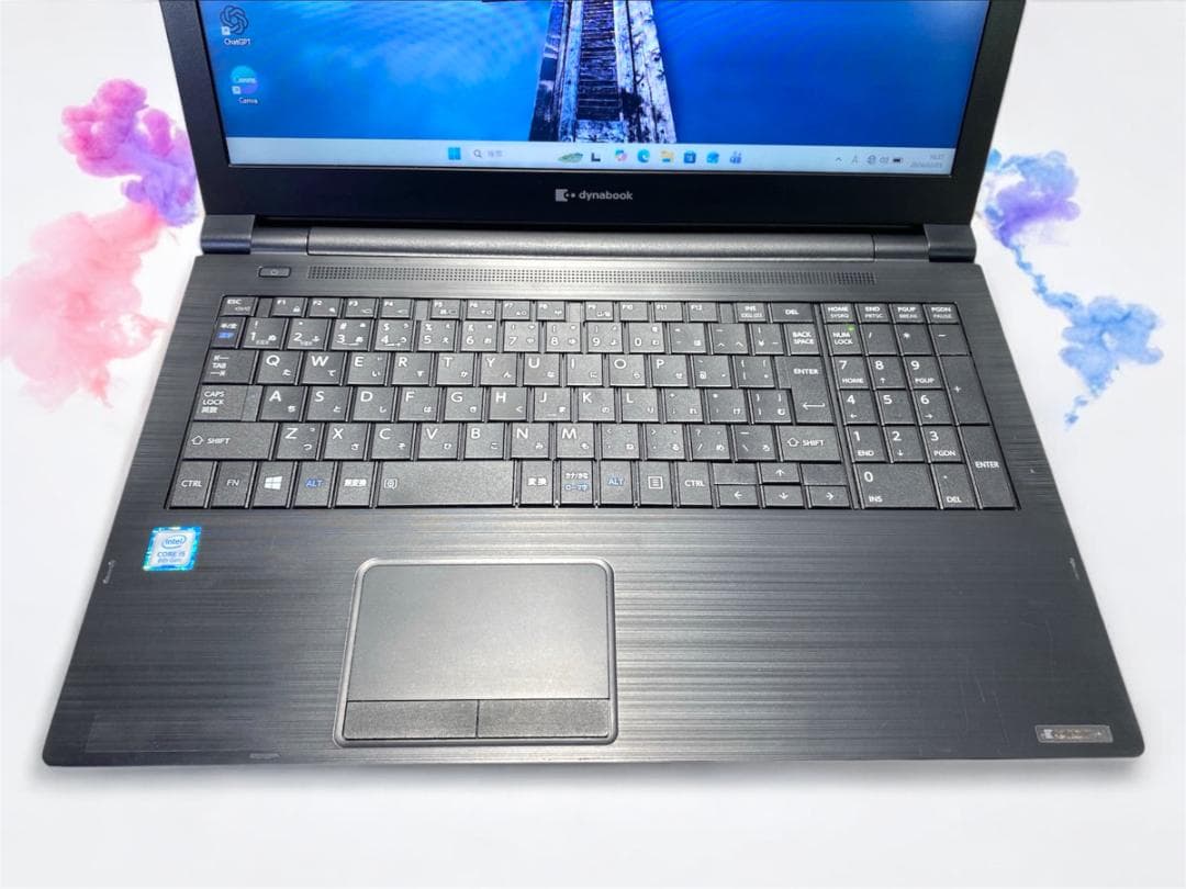 【保証付】東芝 dynabook B65/ER i5 8GB SSD 新品換装