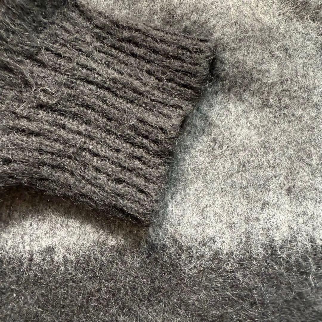 カズユキクマガイアタッチメントMOHAIR WOOL KNIT