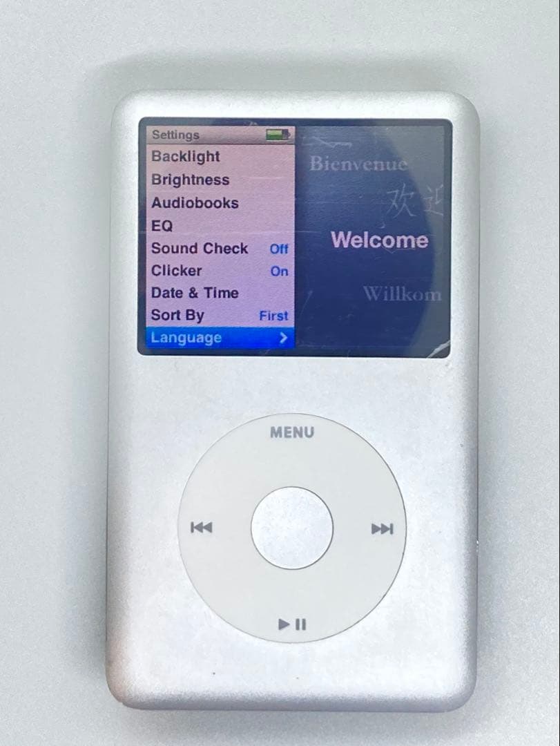 綺麗なiPod classic第7世代　160GBからSSD512GB