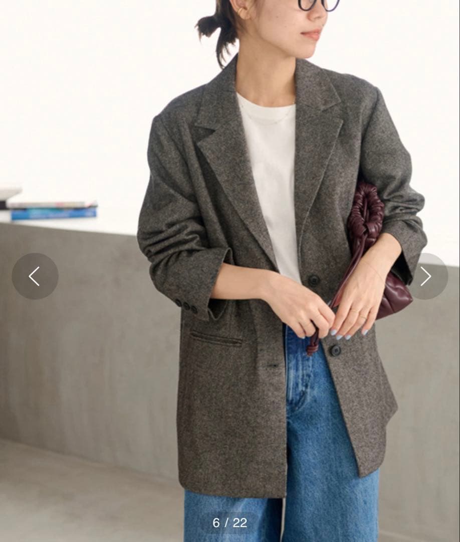 JOURNAL STANDARD relume ウールミックスシングルジャケット