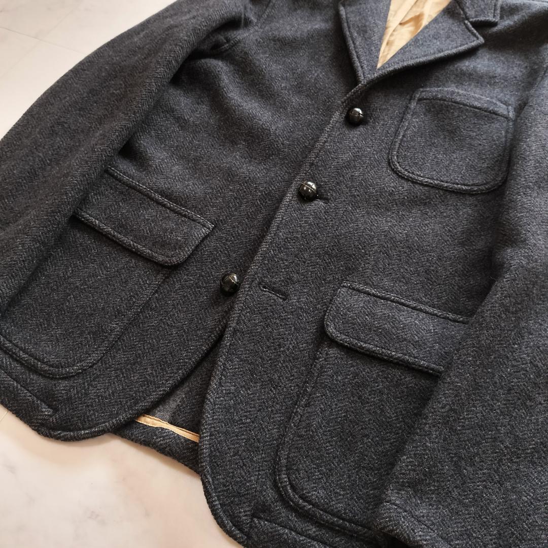 ポロラルフローレン ヘリンボーンツイードジャケット L スミクロ スポーツコート