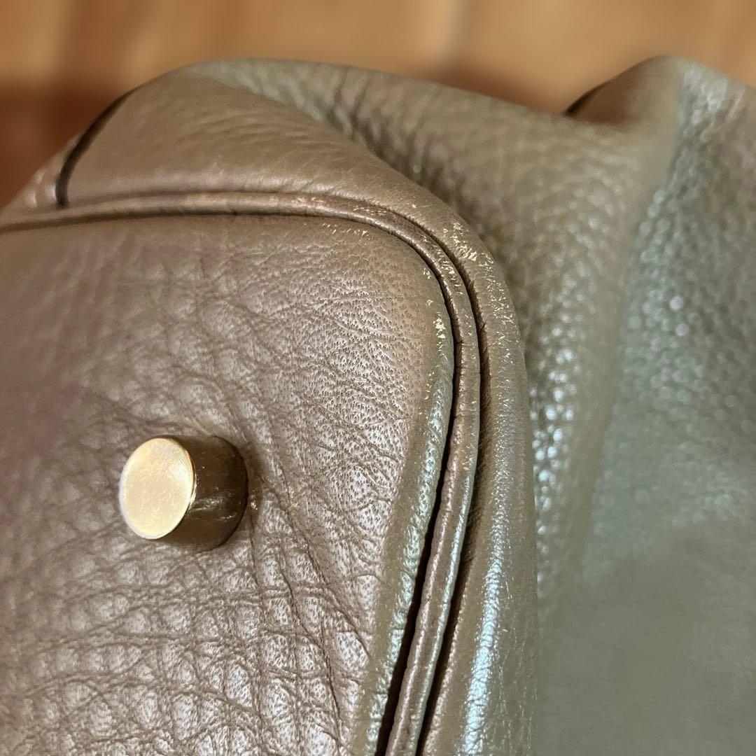 Cisei（シセイ/チセイ）2ウェイバッファローレザートート　ベージュ