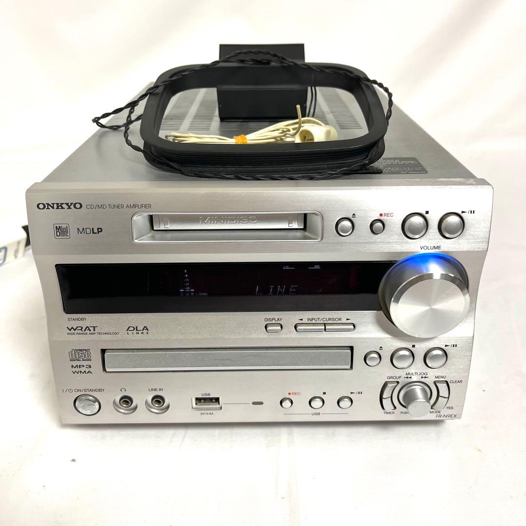 【送料込み】ONKYO オンキョー ＣＤ/ＭＤ チューナーアンプ FR-N9EX