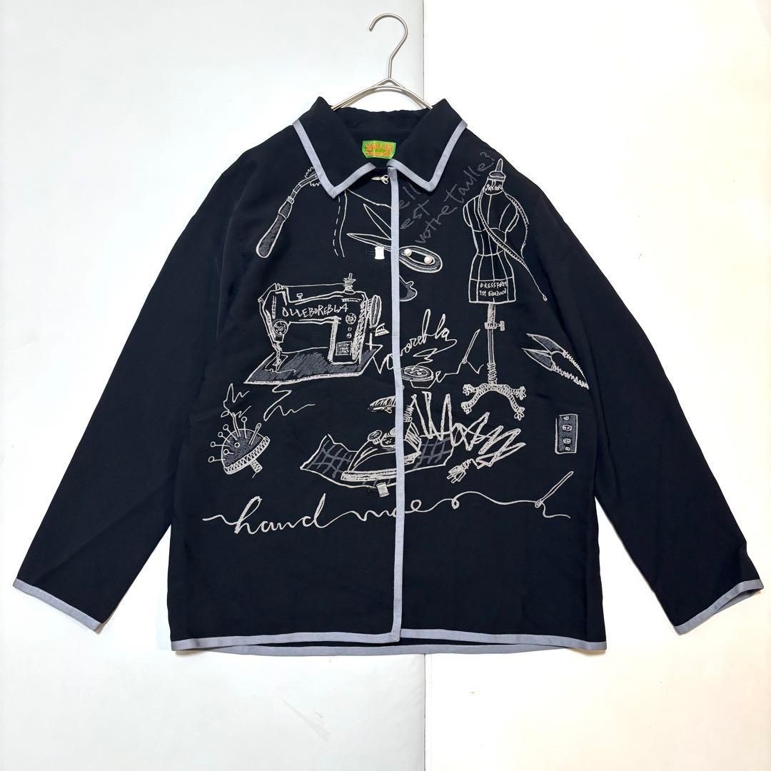 【新品】ALBEROBELLOアルベロベロ　裁縫ジャケット　パール