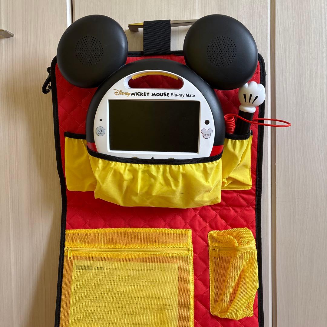 DWE ミッキーメイト　専用ケース　カーポケット　絵本付き