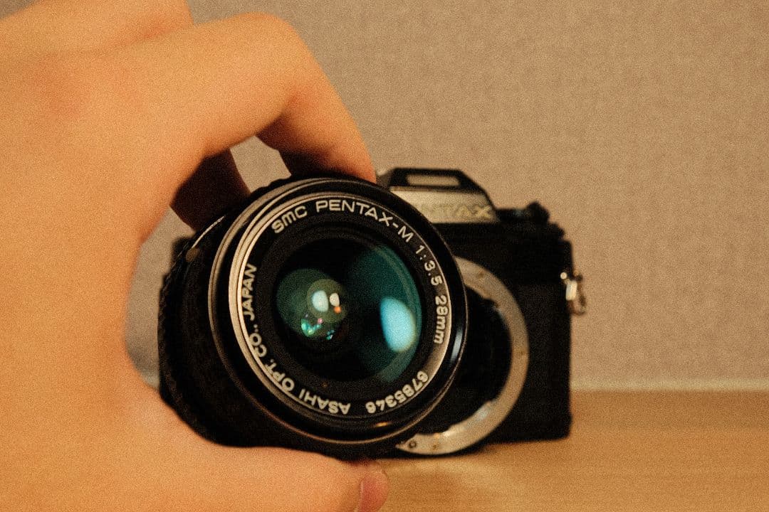 フィルムカメラ Pentax SuperA+Pentax-M 28mm f3.5