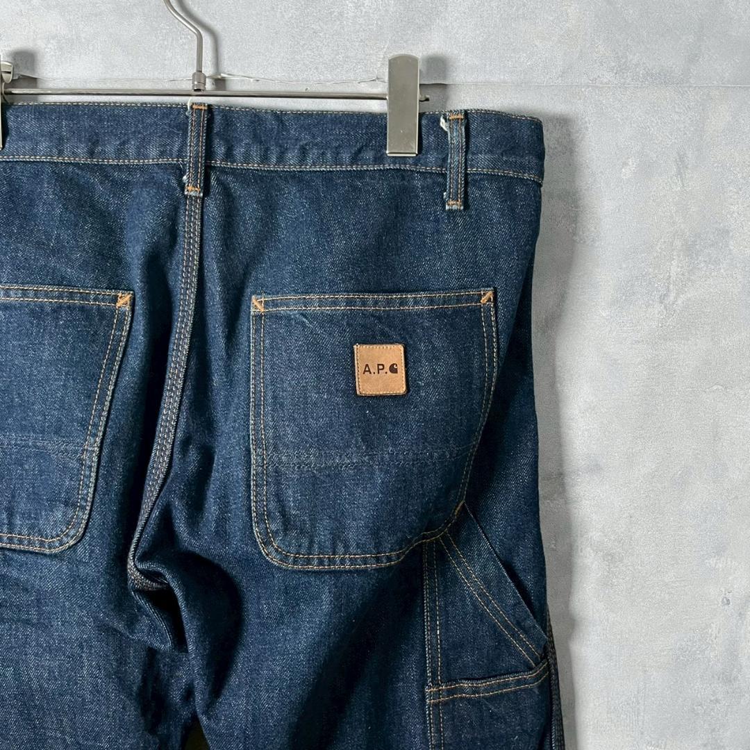 A.P.C. × Carhartt ダブルニー デニムペインター　 N2380