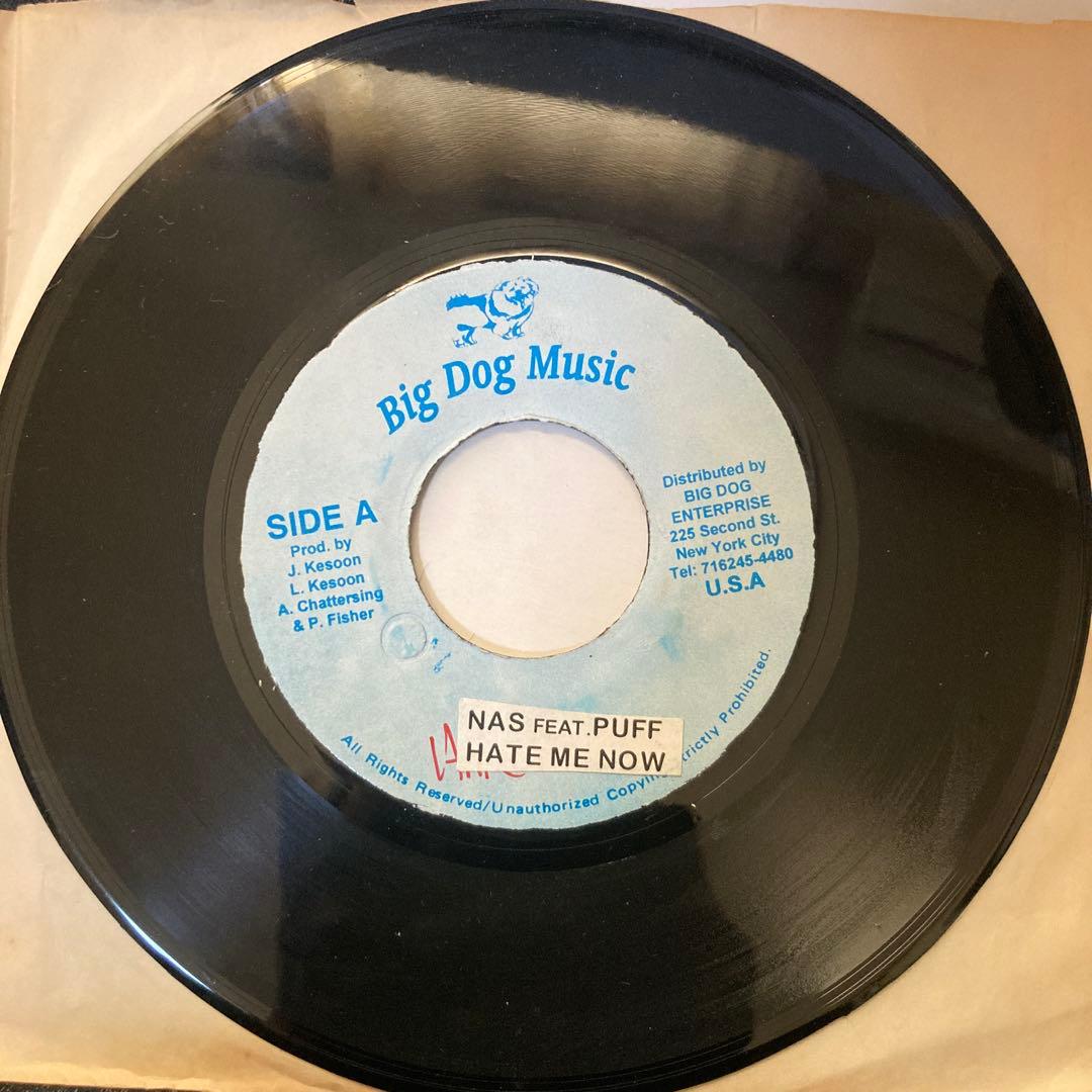 ジャマイカ盤45 HATE ME NOW/NAS feat.PUFF DADDY