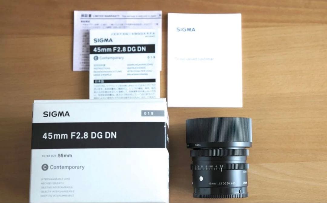 SIGMA 45mm F2.8 DG DN 単焦点レンズ(新品同様)