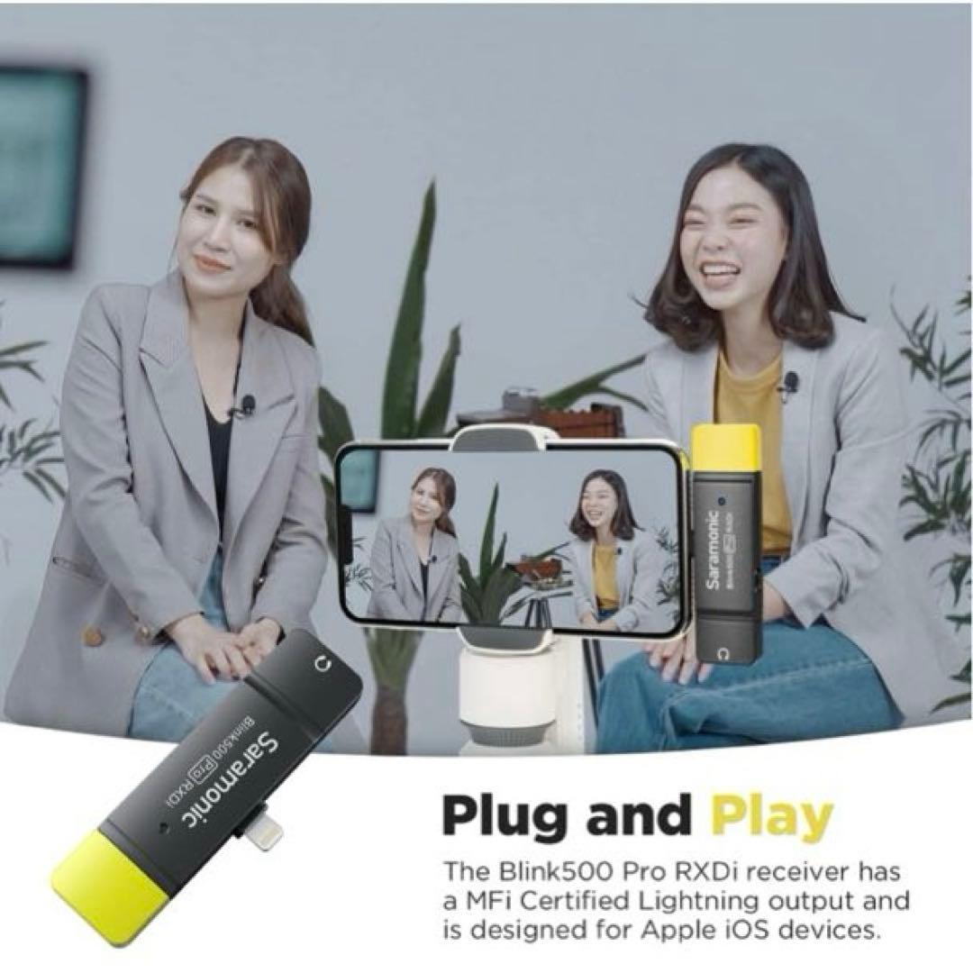 Saramonic Blink 500 PRO シリーズ B4 ワイヤレスマイク