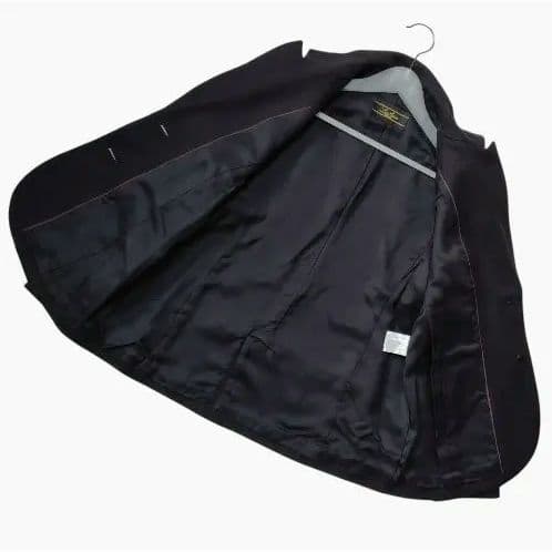 レリアン ウール テーラードジャケット 黒 ブラック