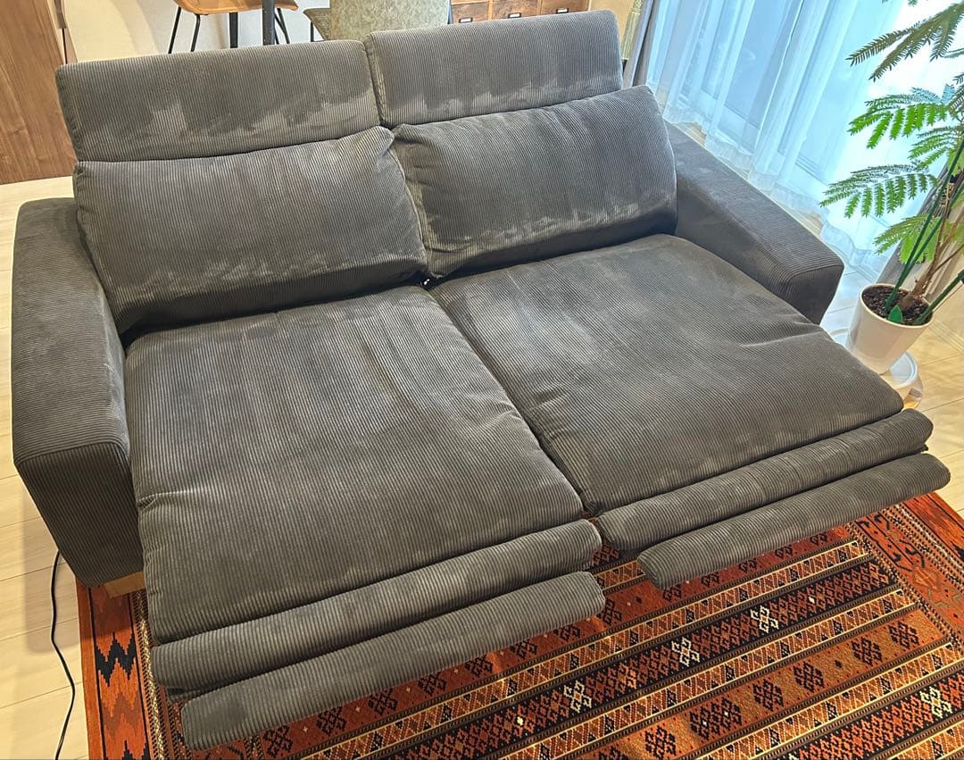 田中太郎CRASH GATE グリード 2.5人掛け リクライニングソファ