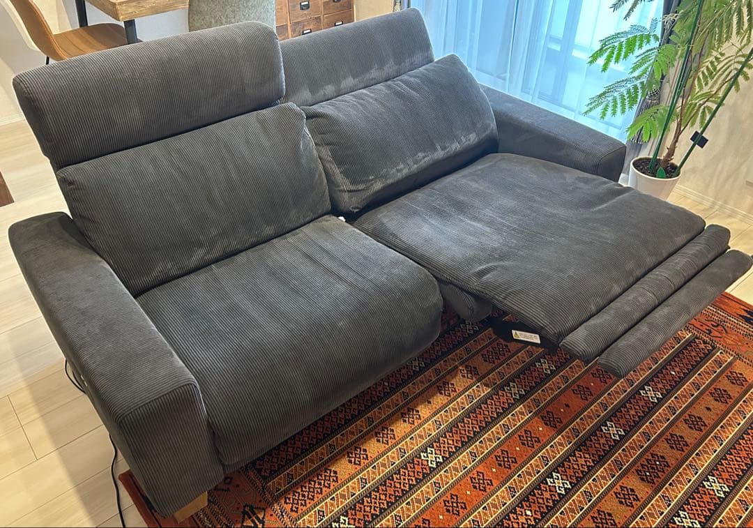 田中太郎CRASH GATE グリード 2.5人掛け リクライニングソファ