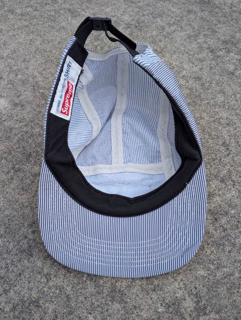 激レア！ シュプリーム コムデギャルソン コラボ ダブルネーム キャップ 帽子