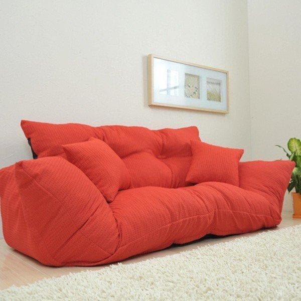 最終値下げ【通常価格: 32,800円】新ジャンボカウチソファ【ベージュ】 3