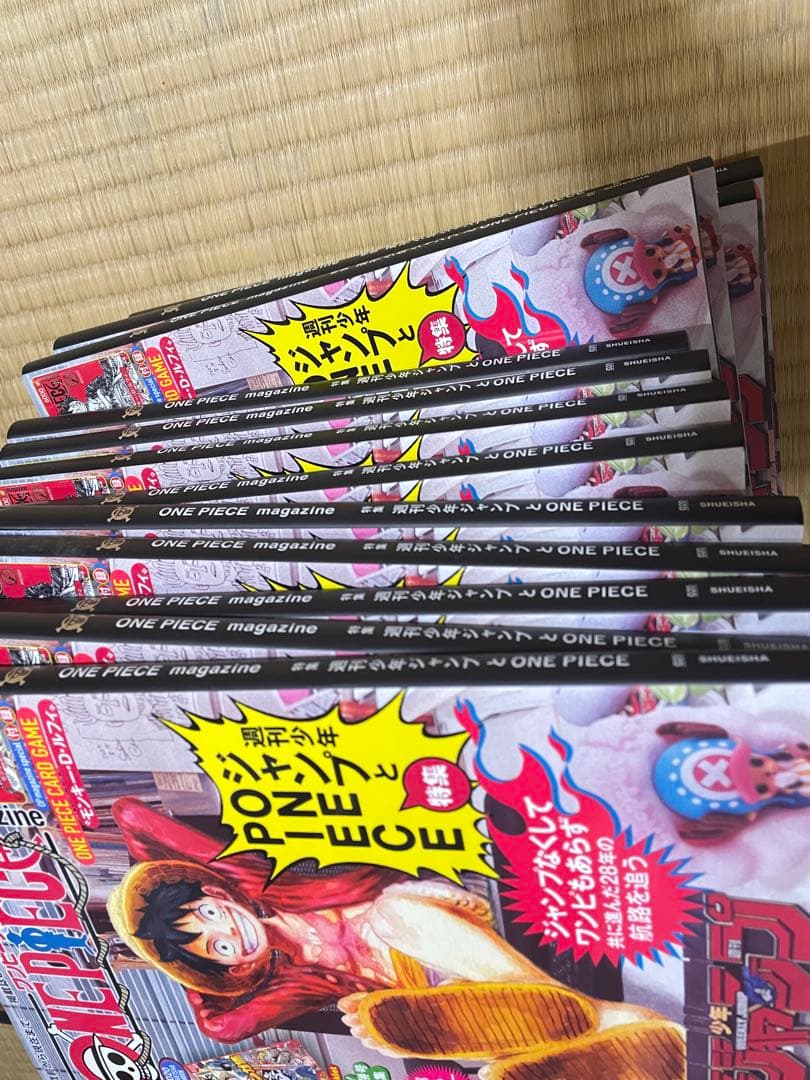 ワンピースマガジン20再販分　12冊最安値 ︎付録のカードはありません