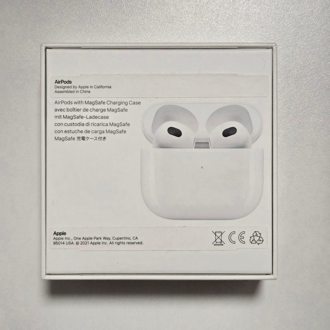 AirPods3 Apple イヤホン 第3世代