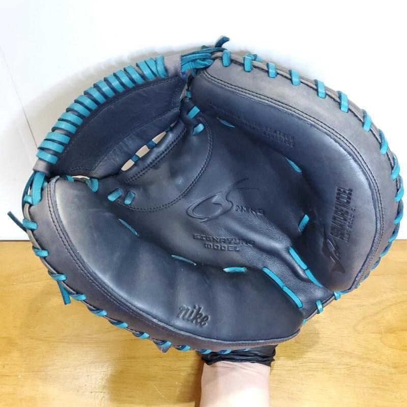 NIKE 城島モデル 限定 マリナーズカラー キャッチャーミット 軟式グローブ