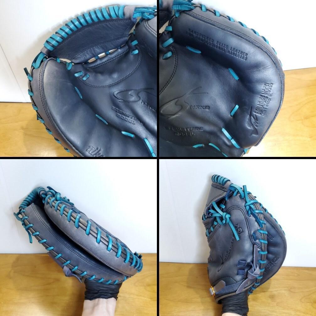NIKE 城島モデル 限定 マリナーズカラー キャッチャーミット 軟式グローブ