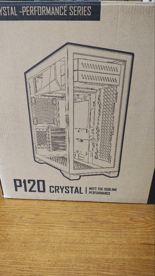 P120 CRYSTAL ミドルタワー PCケース