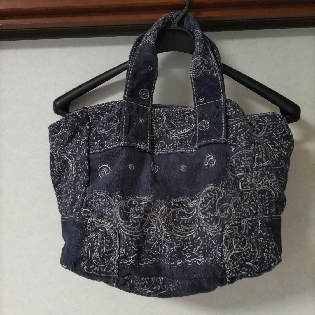 45rpm ペイズリー柄トートバッグ　大人気完売