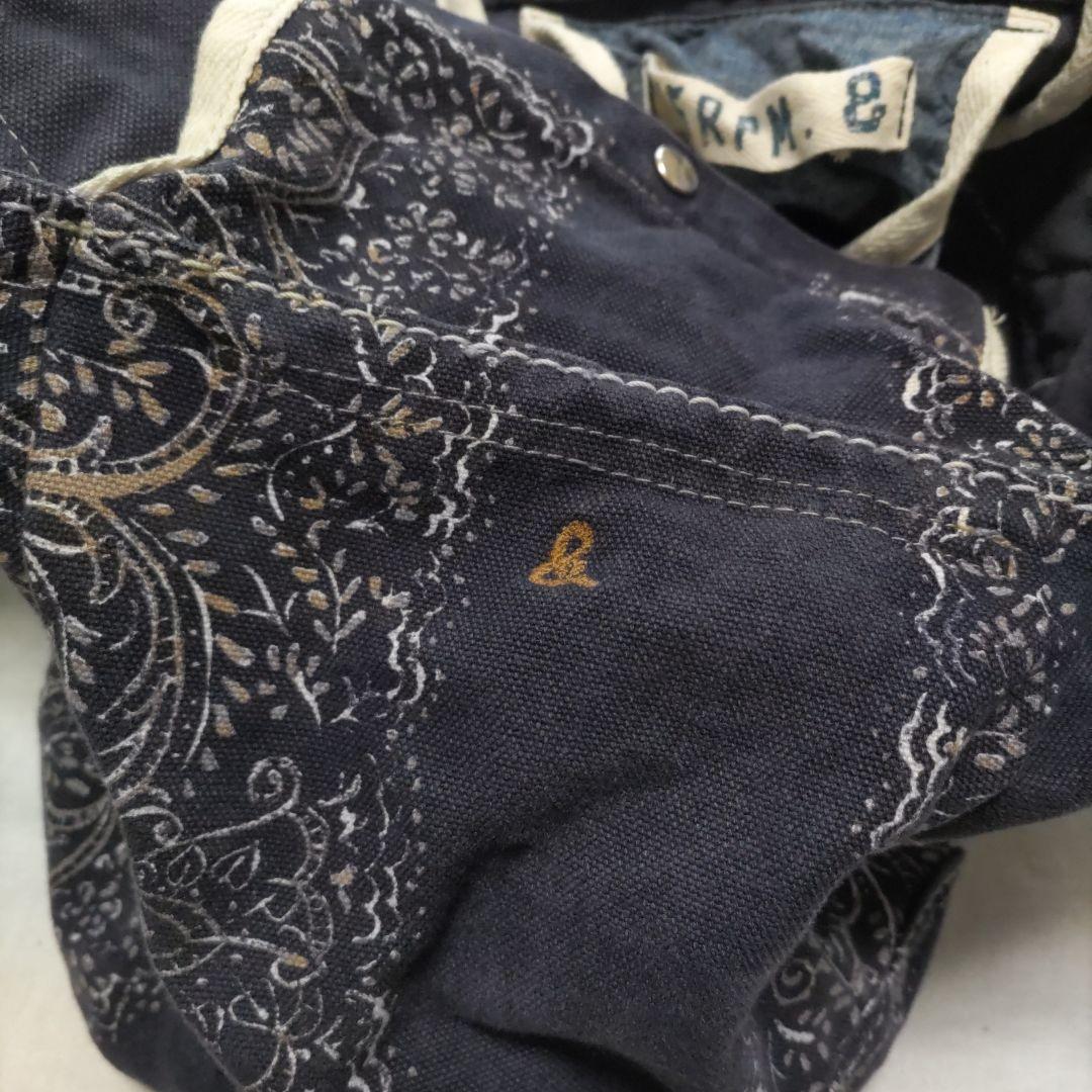 45rpm ペイズリー柄トートバッグ　大人気完売