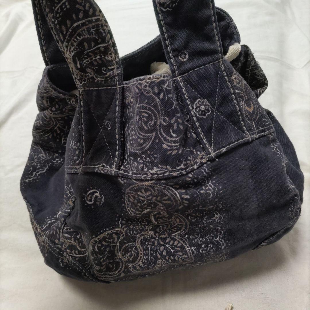 45rpm ペイズリー柄トートバッグ　大人気完売